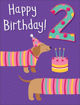 Picture of 2ND BIRTHDAY CARD